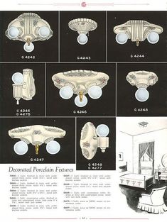 an old advertisement showing different types of furniture