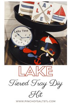 lake themed tray diy kit is featured in this pinter's tale magazine