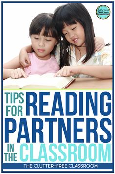 How does the Clutter Free Classroom manage elementary book buddies, book clubs, and reading partners in her classroom? She shares her classroom management strategies and tips for accountability for read to someone, reading partnerships, and partner activities and responses with anchor chart and poster ideas.#classroommanagement #clutterfreeclassroom Classroom Book Clubs, Classroom Architecture, Partner Activities, Book Buddies, Read To Someone, Third Grade Activities, Elementary Books