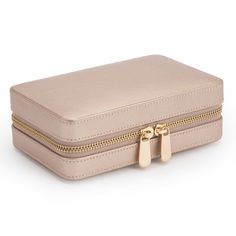 Charming and sophisticated, Palermo takes cues from its namesake city on the side of a mountain by the sea. Store your favorite pieces in this sumptuous leather zip case while traveling. Includes LusterLoc™ anti-tarnish lining and gold finish. Earring Hole, Travel Jewelry Case, Pink Jewelry, Classic Gold, Travel Jewelry, Precious Jewelry, Jewelry Case, Gold Leather, Travel Case