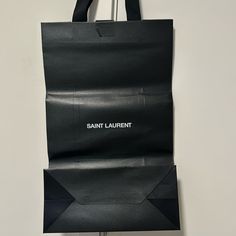 Brand New Black Saint Laurent Jumbo Paper Shopping Bag. Nwot Smoke /Pet Free, 100% Authentic Saint Laurent Tote, Saint Laurent Sunglasses, Bow Heels, Saint Laurent Shoes, Garment Bag, Slingback Heel, Platform Boots, Ankle Strap Sandals, Strappy Heels