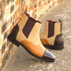 The Chelsea boot will always remain a highly desired silhouette. No matter what attire or occasion is in play, the Chelsea Boot is a great go to. Clean, stylish look that goes with everything. Maison Kingsley Chelsea boots are made with A-grade Italian leathers and suedes, then cut, hand-sewn and shaped by our artisans at factories in Spain. Once your bespoke boots are produced, they then undergo stringent quality control. We use the industry gold-standard Goodyear Welt with and traditional handcraft and shoe-making techniques. The result is a long-lasting durable, flexible, and comfortable Chelsea boot. We've finished this design with a slightly chiseled toe paired with Italian leather calf lining. The Goodyear Welting process was invented by Charles Goodyear Jr., the son of Charles Goody Spaghetti Strap Bodycon Dress, Botas Chelsea, Chelsea Boots Men, Slip On Boots, Leather Chelsea Boots, Jodhpur, Goodyear Welt, Leather Pulls, Chelsea Boot