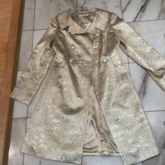 Size 2, Gold Vintage, Peacock Jacket Coat Size 2, Vintage Gold, Coats Jackets, Jackets & Coats, Jackets For Women, Gold, Color