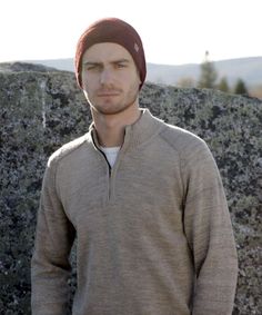 This 100% Baby Alpaca pullover will keep you warm and stylish. A subtle shade difference between the arms and the body adds style and depth. Works great with casual attire - for an easy, classic look, pair it with your favorite dark jeans. Materials : 100% Alpaca A nice match would be our AdventureRequired hats. Alpaca Clothing, Alpaca Sweater, Dark Jeans, Baby Alpaca, Casual Attire, Male Body, Hat Sizes, Classic Looks, Alpaca