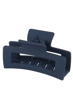 3.35" Rectangular Hair Claw Clip in beautiful jewel tones with a matte finish Material: 100% Premium Acrylic Navy Blue Claw Clip, Suburb Talks, Navy Blue Hair, Navy Hair, Hair Claw Clip, Private Life, Clip Hair, Hair Claws & Clips, Claw Clip