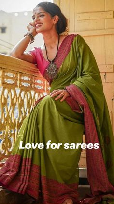 Khadi Saree, Handloom Weaving, Beautiful Sarees, Border Saree, Indian Silk Sarees, Jamdani Saree, Silk Sarees Online