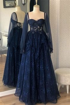 Regency ball gown Fairy Homecoming Dress, Prom Dress Fairy, Navy Blue Party Dress, Navy Blue Prom Dresses, Dress Fairy, Fall Wedding Guest, Blue Party Dress, Fall Wedding Guest Dress, Blue Evening Dresses