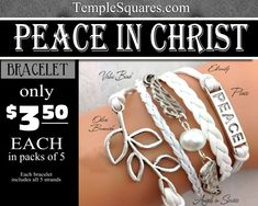 the bracelet is on sale for $ 3 50 each in packs of 5 or more