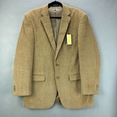 Alan Flusser Sport Coat Blazer Mens 42l Tan Corduroy Two Button Jacket Cotton Shell-100% Cotton Lining- 100% Polyester New With Tag Please See Pictures For Measurements. Shipping- I Ship Within 2 Business Days. Questions- Feel Free To Send Me Any Questions You Have. Business Corduroy Outerwear With Long Sleeves, Corduroy Business Outerwear With Long Sleeves, Long Sleeve Corduroy Outerwear For Business, Formal Corduroy Outerwear For Winter, Casual Corduroy Blazer For Business, Spring Long Sleeve Corduroy Sport Coat, Winter Business Corduroy Sport Coat, Winter Formal Corduroy Sport Coat, Corduroy Sport Coat With Long Sleeves For Business