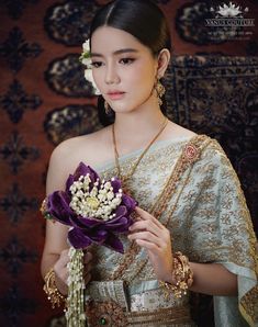 Thai Wedding, Thai Culture, Dress With Shawl