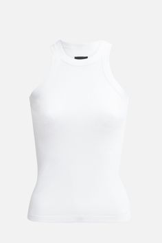 WSLY The Rivington Ribbed Tank – BANDIER Ribbed Spring Tank Top With Minimal Stretch, High Stretch Spring Tank Top, Ribbed Tank Top With Minimal Stretch For Spring, High Stretch Ribbed Tank Top, Fitted Modal Tank Top For Summer, Summer Ribbed Tank Top With Minimal Stretch, Fitted Racerback Tank Top For Layering, Fitted Modal Tank Top For Layering, Fitted Ribbed Modal Tops