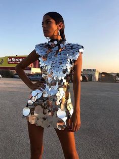 Heyami - Heyami Disco Dress Disco Dress, Iconic Dresses, Handmade Beauty Products, Festival Looks, Heels Boots, Sequin Mini, Versatile Dresses, Crop Top Blouse, Sequin Mini Dress