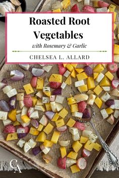 This simple recipe for roasted root vegetables features turnips, rutabagas, and radishes. Tossed with olive oil, rosemary, and garlic, then steam roasted on a sheet pan in the oven until tender, this winter side dish couldn’t be easier. It pairs well with many recipes, making it perfect for weeknight dinners and holiday meals. Plus, it’s naturally gluten-free, dairy-free, and vegan. Add these non-starchy veggies to your grocery list and crank up your oven!