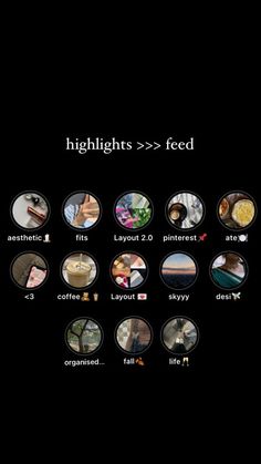 Inspiration for Instagram Story Covers Instagram Highlight Covers Inspiration, How To Make An Aesthetic Instagram Profile, Highlight Bio Instagram, Aesthetic Fonts Instagram, How To Make Your Profile Aesthetic, Highlights Emoji Instagram, Aesthetic Instagram Feed Highlights, Insta Font Ideas, Short Insta Username Ideas