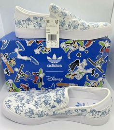 Adidas  Men's 3MC slip X Disney sport go "Goofy" sneakers Color: White & Blue Size: 11 Made in Vietnam NEW item in good condition Clean and smoke free store Please review all the picture Item sells as seen in the pictures Please contact us if you have questions #Ofcclst Sporty Mickey Mouse Synthetic Sneakers, White Low-top Mickey Mouse Sneakers, Mickey Mouse Sporty Sneakers For Streetwear, Sporty Mickey Mouse Sneakers For Streetwear, White Adidas Slip-on Low-top Sneakers, Adidas Casual Slip-on Sneakers For Streetwear, Mickey Mouse Synthetic Sneakers For Streetwear, White Low-top Adidas Slip-on Sneakers, Casual Low-top Mickey Mouse Sneakers