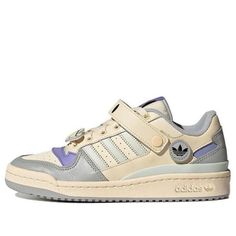 (WMNS) adidas Originals Forum Low 'Cream Dark Gray Light Gray' GW4426 (SNKR/Skate/Velcro/Low Top/Women's/Non-Slip/Wear-resistant) Beige Sporty Skate Shoes With Cushioned Footbed, Sporty Beige Skate Shoes With Cushioned Footbed, Cream Sporty Sneakers For Skateboarding, Adidas Athleisure Skate Shoes With Round Toe, Adidas Logo Beige Sneakers For Streetwear, Adidas Logo Beige Streetwear Sneakers, Adidas Forum Low Gray, Adidas Forum Low Pink And Purple, Beige Low-top Skate Shoes For Sports