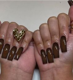 Brown Nail, Nail Tattoo, New Nail Art, Hot Jewelry, Wedding Tattoos, Curve Design, False Nail, Nail Supply, Rhinestone Nails