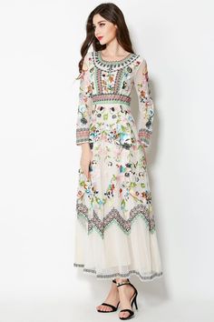 Look Hippie Chic, Boho Mode, Bohemian Dresses, Party Mode, Estilo Hippie, Mode Boho, Ankle Length Dress, Abaya Designs, Skirt Maxi