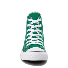 Converse Chuck Taylor All Star Hi Sneaker - Amazon Green | Journeys Sporty Green High-top Cotton Sneakers, Green Cotton Sneakers With Gum Sole, Green Sneakers With Rubber Toe Cap For Sports, Green Converse Cotton Sneakers, Green Cotton Converse Sneakers, Green Converse Sneakers With Rubber Toe Cap, Converse Green High-top Sneakers, Green Converse High-top Sneakers, Green Cotton Sneakers For Streetwear