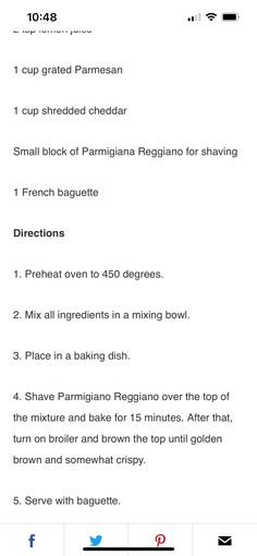 the instructions for how to bake cake in an appliance on iphone or ipad