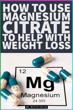 Can magnesium citrate actually help you lose weight? This is a question I get from a lot of patients...​ And I have some news for you: Weight loss is far more complicated than just taking