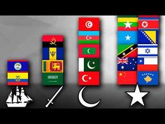 Flags by Symbols (From 1 to 65 flags) - YouTube