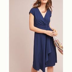 Color: Navy Size: Us 2/ Uk 6 Chic Blue Sleeveless Wrap Dress, Blue Tie Waist Midi Evening Dress, Flattering Knee-length Dress For Brunch, Chic Blue Mid-length Dress, Chic Mid-length Blue Dress, Flattering Blue Midi Dress, Blue Tie Waist Midi Dress For Formal Occasions, Flattering Midi Length Blue Dress, Blue Tie Waist Dress For Formal Occasions