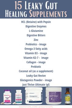 Leaky Gut Supplements. Top 6 supplements for addressing leaky gut healing. Includes digestive enzymes, bitters, zinc, and more A Gutsy Girl agutsygirl.com Leaky Gut Healing, Leaky Gut Meal Plan, Gut Supplements, Leaky Gut Supplements, Leaky Gut Diet, Healthy Stomach, Digestive Bitters, Heal Leaky Gut, Healing Remedies