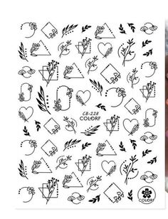 1 sheet of nail art self-adhesive decals/stickers Domestic and International Shipping  We pack and ship all orders the same day if they are purchased before 5 pm.  Returns  If you have any questions or you face any problems with your order, please reach out to us! Cricut Nail Art Vinyl Decals Free Printable, Cricut Nail Art, Zentangle Artwork, Nail Art Stickers Decals, 3d Decor, Nail Art Sticker, Sticker Decals, 3d Nail, 3d Nail Art