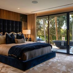 Master Bedroom King Bed Rooms Ideas, Bed Rooms Ideas, Velvet Headboard, Celebrity Homes, Interior Aesthetic, Neutral Color Scheme, Master Bedrooms, Luxury Rooms, Los Angeles Homes