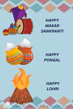 #indianfestivals #makarsankranti #uttrayan #14thjanuary #harvestingfestivals #steamtechengineers Lohri Decoration, Happy Pongal, Happy Lohri, Rice Paddy, Festival Wishes, Happy Makar Sankranti, Material Handling Equipment, Makar Sankranti, Harvest Festival