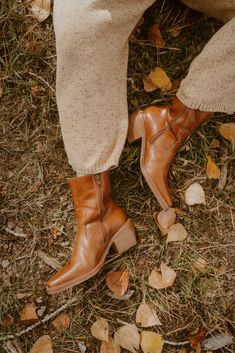 A Western-inspired ankle boot with square toe. Details: Leather upper Manmade outsole 7 in / 17.18 cm shaft height 9.5 in / 24.13 cm boot opening 2.5 in / 6.35 cm heel Textile lining Padded insole Zipper closure Fits true to size Boho Lifestyle, Boot Types, Boots For Sale, Clothing Items, Unique Style, Ankle Boot, Leather Upper, Product Launch, Lifestyle