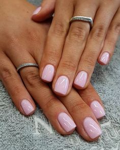 Milky Pink Nails, Milky Pink, Nagellack Trends, Milky Nails, Pink Gel Nails, Casual Nails, Nails 2024