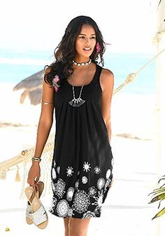 Cute Summer Dresses, Beach Dresses & Sun Dresses for Women Sleeveless Dress Casual, Fresh Dress, Sleeveless Dresses Casual, Beach Wear, Printed Mini Dress, Beach Dresses, Plus Size Dress, Beach Dress, Women's Fashion Dresses