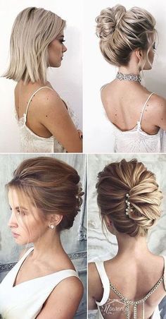 Classic Updo Wedding, Hairstyle For Medium Length, Updo Bride, Mother Of The Groom Hairstyles, Sanggul Modern, Wedding Hair Up, Classic Updo, Updo Wedding