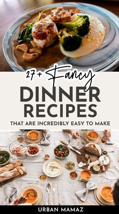 Fancy Dinner Recipes Wow Dinner Recipes, Formal Dinner Recipes, Dinner Ideas To Impress Guests, Easy Creative Dinner Recipes, Fancy French Dinner Recipes, Come Dine With Me Ideas Themes, High End Dinner Recipes, 3 Course Meal Menu Ideas, Healthy Fancy Dinner Recipes