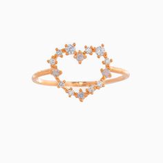 Description:Cubic Zirconia Heart RingSpecifications:Material: cubic zirconia, copper, gold, silver, rose goldColors: Gold/Silver/Rose GoldSize: #7Weight: 4 g/pcs "Sparkle with love and style with our Cubic Zirconia Heart Ring! This playful ring features a heart-shaped cubic zirconia stone for a touch of romance. Perfect as a gift for yourself or a loved one, it's the perfect way to add a little bit of whimsy to any outfit. 💍❤️" Hand Jewelry Rings, Ring Upgrade, Brass Rings, Rhinestone Material, Heart Shaped Rings, Enamel Bracelet, Copper Rings, Matching Rings, Hand Jewelry