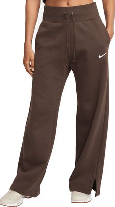 Nike Sportswear Phoenix Fleece, Womens Sportswear, Nike Sportswear Women, Sweatpants Outfit, Nike Sweats, Women's Sportswear, Wide Leg Sweatpants, Nike Sweatpants, Loungewear Luxury