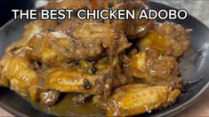 THE BEST CHICKEN ADOBO/FILIPINO ADOBO/TASTY PINOY KITCHEN Chicken Adobo Filipino, Adobo Filipino, Filipino Adobo, Chicken Adobo, Adobo Chicken, Best Chicken, Recipe Video, Adobo, Kitchen Food