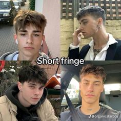 Men’s Hairstyles - Aesthetic Hairstyles - Trendy Haircuts - Hairstyle Inspirations Men Short Hairstyles, Mens Haircuts Straight Hair, Best Fade Haircuts, Mens Haircuts Short Hair, Men Haircut Curly Hair, Taper Fade Haircut, Mens Hairstyles Thick Hair, Wavy Hair Men, Men's Short Hair