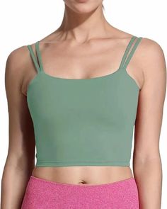 Green Sports Tank Top With Built-in Bra, Green High Stretch Tank Top For Workout, Functional Seamless Sports Tank Top, Green Seamless Sports Tank Top, Green Seamless Tank Top Sportswear, Green Seamless Tank Top For Sports, Compressive Seamless Sports Tank Top, Compressive Green Tank Top For Workout, Green Training Tank Top With Light Support