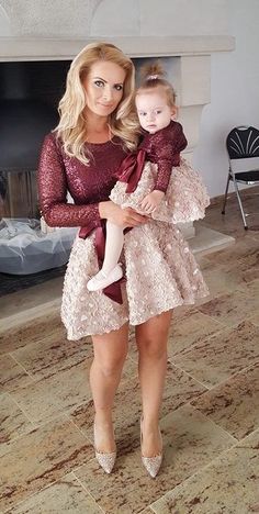 Matching Mommy Daughter Outfits, Mommy Daughter Dresses, Mom Daughter Matching Dresses, Mom Daughter Outfits, Daughter Dress, Mommy Daughter Outfits, Daughter Outfits, Mother Daughter Fashion, Mother Daughter Matching Outfits