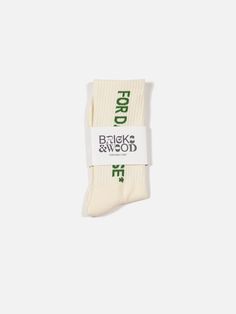 For Daily Use* Logo Socks - Cream/Green – Bricks & Wood Socks Photography, Sock Store, Canvas Bag Design, Socks Packaging, Green Socks, Brick And Wood, Stylish Socks, South Central, Crew Sock