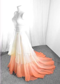 Lava Queen, Bandhani Suit, Dazzling Dress, Orange Chiffon, Prom Wedding, Dress 100, Fancy Dresses, Dress Details, Gorgeous Dresses