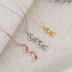 Name Engraving Heart Birthstone Necklace, family 1 to 4 birthstone 14k Gold Silver Personalized, Personalized Gift, Handmade Jewelry, Valentines gift ►HOW TO ORDER 1- Please select your preferred chain length from the variations. 2- Please select your preferred color of the chain and the number of BIRTHSTONES from the variations. 3- Please write your preferred birthstones or months at the ''Add your personalization'' box or the ''note to seller'' box at checkout.  (To avoid mistakes, please writ Heart Necklace With Birthstone For Mother's Day Anniversary, Heart Pendant Birthstone Necklace For Anniversary/mother's Day, Yellow Gold Heart Necklace With Birthstone For Mother's Day, Heart Shaped Birthstone Necklace For Anniversary On Mother's Day, Heart Cut Birthstone Necklace For Anniversary, Anniversary Heart Pendant Birthstone Necklace For Mother's Day, Mother's Day Yellow Gold Heart Necklace With Birthstone, Double Heart Birthstone Necklaces For Birthday Gift, Double Heart Birthstone Necklaces For Birthday