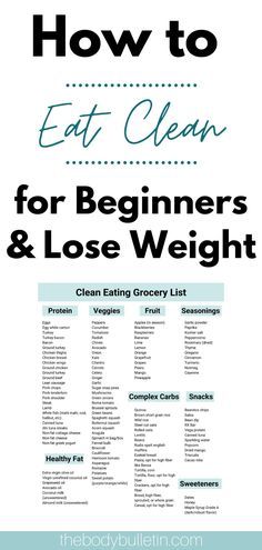 Eat Clean For Beginners, Makanan Rendah Kalori, Clean Eating Diet Plan, Motivasi Diet, Clean Eating Meal Plan, Eating Clean