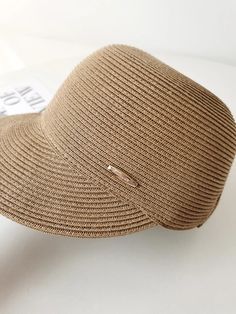 Sun Hat, Straw Hat, Sports Cap, Soft Brim Hat, Summer Hat, Beach Hat, Straw Baseball Cap, Equestrian Hat, Wide Brim Hat, Outdoor Hat - Etsy Trendy Solid Color Sun Hat Cap, Trendy Cap-style Sun Hat, Uv Protection Hat With Curved Brim, Adjustable Casual Visor Hats, Trendy Solid Color Visor Hat, Casual Boater Hat With Short Brim For Outdoor, Trendy Straw Hat With Curved Brim, Brown Brimmed Casual Mini Hats, Casual Brown Brimmed Mini Hats