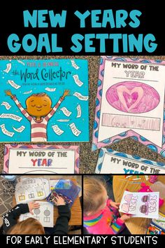 the new year's goal setting for early elementary students