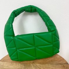 Add a pop of color to your outfit with this baby. Practical and super trendy bag. - Color: GREEN - Shape: Rectangle or Curvy Trendy Green Tote Satchel, Green Hobo Bag With Zipper Closure For On-the-go, Trendy Green Satchel For Shopping, Casual Green Satchel Shoulder Bag, Trendy Green Rectangular Shoulder Bag, Trendy Green Tote Shoulder Bag, Trendy Square Hobo Bag For On-the-go, Chic Green Baguette Bag For Errands, Trendy Square Hobo Bag