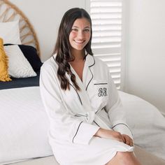 Embroidered Satin Long Sleeve Robe – White Embroidered Long Sleeve Robe For Loungewear, Elegant White Robe For Relaxation, White Long Sleeve Robe For Loungewear, Elegant White Lounging Robe, White Satin Long Sleeve Sleepwear, White Long Sleeve Satin Sleepwear, Long Sleeve White Satin Sleepwear, Elegant White Sleepwear For Relaxation, White Long Sleeve Robe For Relaxation